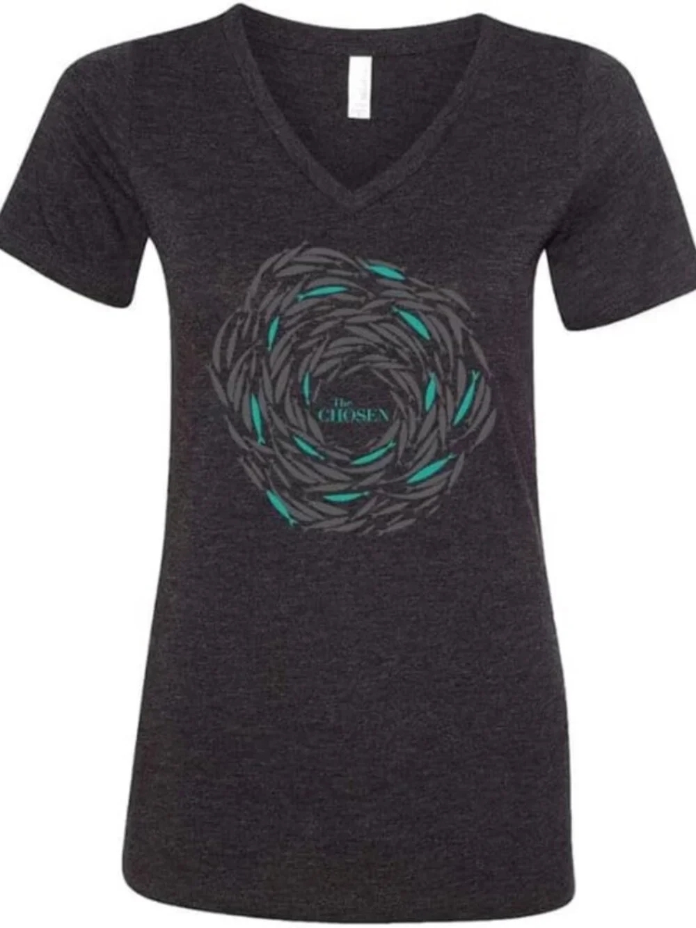 Soft Tri-Blend T-Shirt | The Chosen Inspired Tee | Unique Thirteen Fish Design
